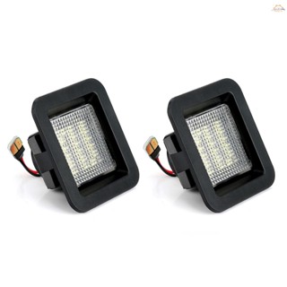 หลอดไฟ LED 6000-6500K แบบเปลี่ยน สําหรับติดป้ายทะเบียนรถยนต์ Ford F1502015 รถแร็ปเตอร์ 2018 2017 2018 F150 2 ชิ้น