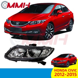 ไฟหน้ารถยนต์ สําหรับ Honda Civic TRO FB Sedan (2012-2015) ไฟหน้าสำหรับ ไฟหน้า โคมไฟหน้า ไฟหน้า​โปรเจค​เตอร์​ โคมไฟหรถยนต์ เลนส์กระจก headlamp headlight front light lens