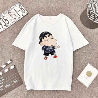 ☃POPCLOSET SHINCHAN CRAYON SHIN CHAN T SHIRT WOMEN MEN COTTON CUTE BAJU T SHIRT PEREMPUAN LELAKI LEN_12