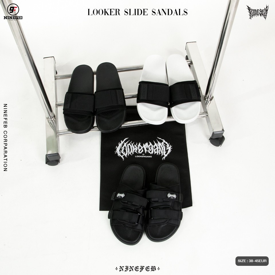 ﹍◙9FEB รองเท้าแตะ  LOOKER GANG 2 รุ่น พร้อมส่ง สามารถปรับขนาดเท้าได้ SIZE 38-45