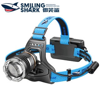 Smilingshark TD8036 ไฟคาดหัว P360 6000lm ไฟหน้า Led ไฟคาดหัว หลอดไฟหน้า  ซูมได้ กันน้ํา สําหรับตั้งแคมป์ เดินป่า ตกปลา