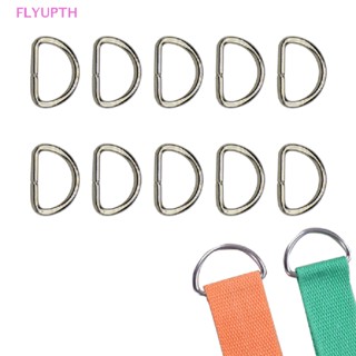 Flyup หัวเข็มขัดโลหะ รูปตัว D สําหรับกระเป๋าเสื้อผ้า 10 ชิ้น