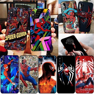 เคสโทรศัพท์มือถือซิลิโคน TPU แบบนิ่ม ลาย SL98 Spiderman สีดํา สําหรับ Xiaomi Poco X5 Pro C50 13 Pro