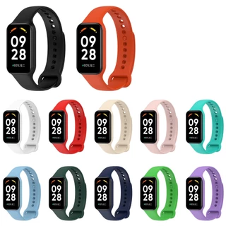 สายนาฬิกาข้อมือซิลิโคน ระบายอากาศ แบบเปลี่ยน สําหรับ Redmi Smart Band 2 / Xiaomi Smart Band 8 Active