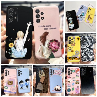 เคสโทรศัพท์มือถือ ลายเพ้นท์สีลูกกวาด สําหรับ Samsung Galaxy A23 5G SM-A236B A23 SM-A235F A 23