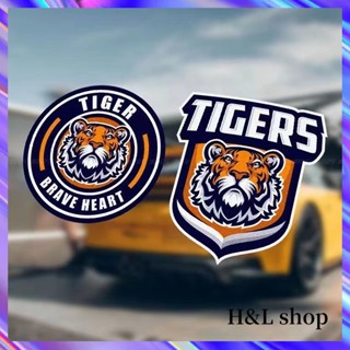 สติกเกอร์โลโก้ H &amp; L Tiger สําหรับติดตกแต่งกระจกรถยนต์ หมวกกันน็อค รถจักรยานยนต์