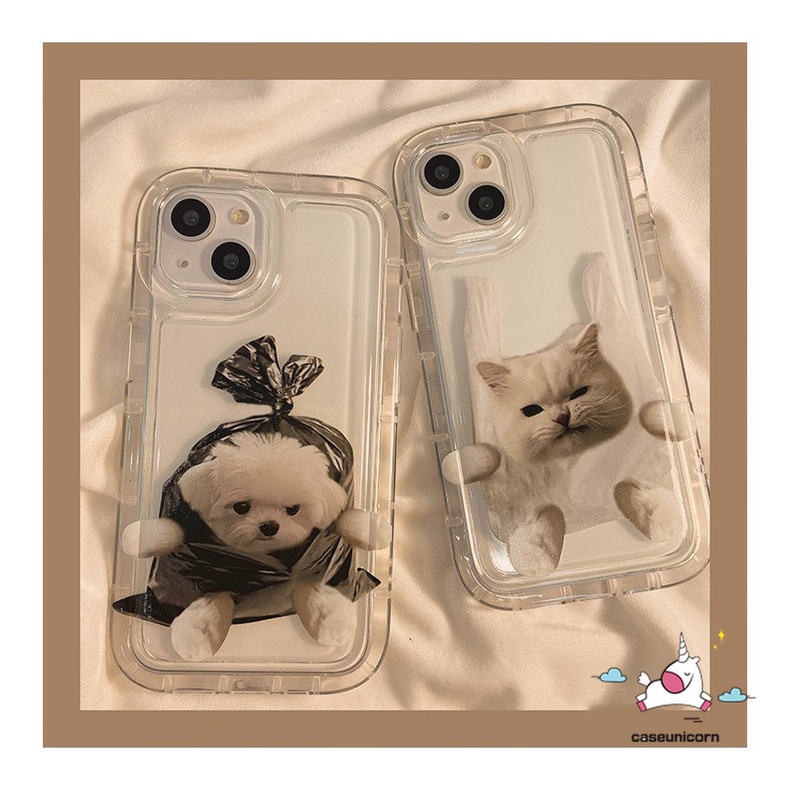 เคสโทรศัพท์มือถือแบบใส กันกระแทก ลายการ์ตูนสุนัข แมวน่ารัก สําหรับ Realme C51 C15 C55 C53 C21Y C25 C12 C35 C33 C25Y C25s C11 C30 C30s 7i 9i 6i 5 5i 5s C20 C20A C17 C3 C1 C2