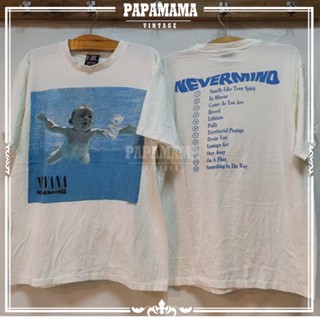 Q9EC [ NIRVANA ]NEVERMIND Album   @1992 เด็กเก็บแบงค์ ฟอกนุ่ม วินเทจ หายาก เสื้อวง เนอร์วาน่า vintage papam   การแข่งขัน