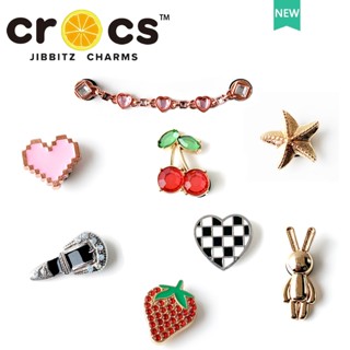 Crocs jibbitz charms อุปกรณ์เสริมรองเท้า ตัวติดรองเท้า metal ตัวติดรองเท้า crocs