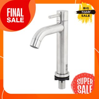 ก๊อกอ่างล้างหน้าน้ำเย็น DUSS รุ่น SN555 สเตนเลสCold water basin faucet DUSS model SN555 stainless steel