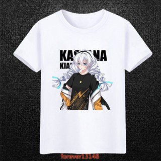 Cotton Casual T-Shirt 1 Short Sleeve Breathable Anime Print Honkai Impact 3 Black Plus Size XS-3XL Birthday Gift Fo_02