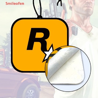 [Smileofen] ใหม่ น้ําหอมปรับอากาศในรถยนต์ GTA จี้รูปดาว ตัว R แบบยาว ลดกลิ่นอับ