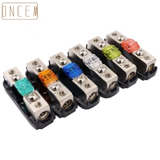 【ONCEMOREAGAIN】Fuse Holder AGU Power Distribution Box Stereo Audio 1-Way 71 * 23 * 30mm