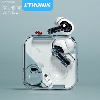 ETRONIK Nothing Ear (1) หูฟังไร้สาย True หูฟัง Bluetooth 5.2 ไดรเวอร์ ANC 11.6 มม. ไดนามิก 3 หูฟังชนิดใส่ในหู Mic การตัดเสียงรบกวนที่ใช้งาน IPX4