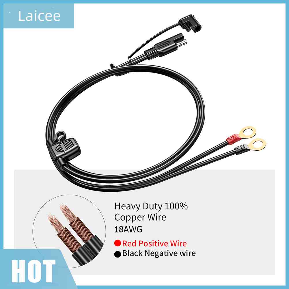18awg SAE 2 Pin เป็นโอริงเทอร์มินัลสายไฟเชื่อมต่อสายเคเบิล สําหรับชาร์จ