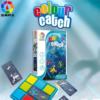 SmartGames Color Catch Travel Game a color-changing, STEM Focused Cognitive Skill-Building Brain Game - Brain Teaser for Ages 7 &amp; Up, 60 Challenges.