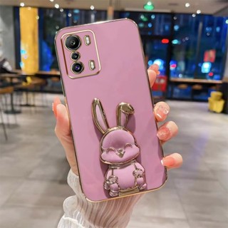 เคสโทรศัพท์มือถือ TPU ลายกระต่ายหน้ายิ้ม หรูหรา สําหรับ Infinix Zero 5G X6815 X6815B 2023