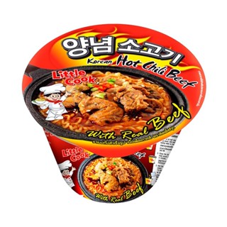 ลิตเติ้ลกุ๊กชามรสเนื้อเผ็ดเกาหลี150กRAMEN CHILI KOREAN HOTBEEF 150G.