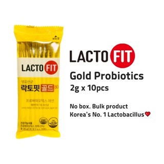 LACTO FIT Gold Probiotics 10pcs / No Box / Korea’s No. 1 Lactobacillus