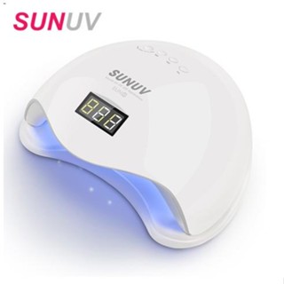 Sunuv Sun 5 5 Plus โคมไฟอบเล็บเจล Uv Led 48 วัตต์ มีเซนเซอร์อัจฉริยะ จดจำเวลา