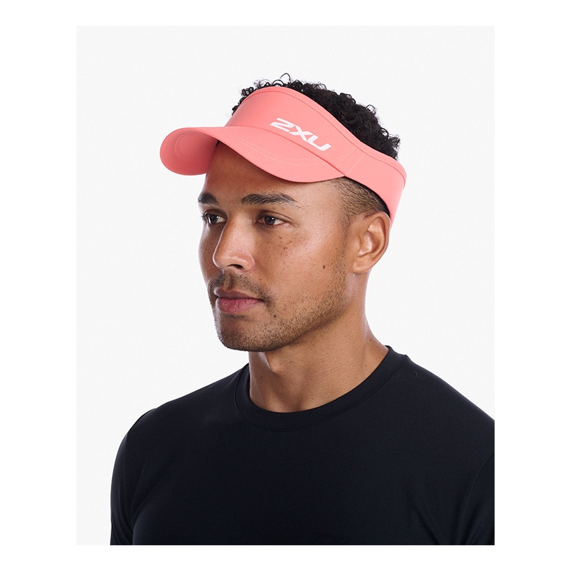 2XU 2XU-RUN VISOR Unisex UQ5686F-HYCWHT