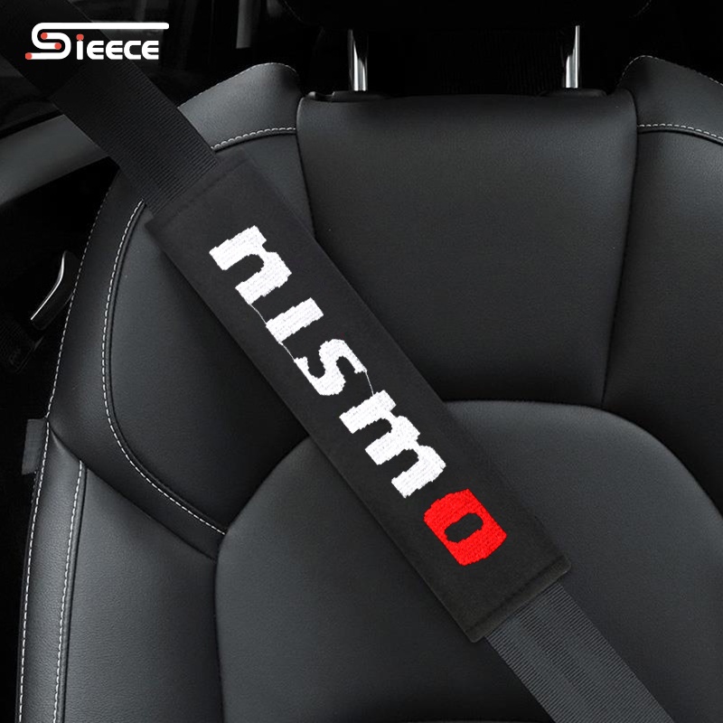 Sieece สำหรับ NISMO ที่หุ้มเข็มขัดนิรภัยรถยนต์ สำหรับ Nissan Kicks March Almera Note JUKE Sylphy Tii