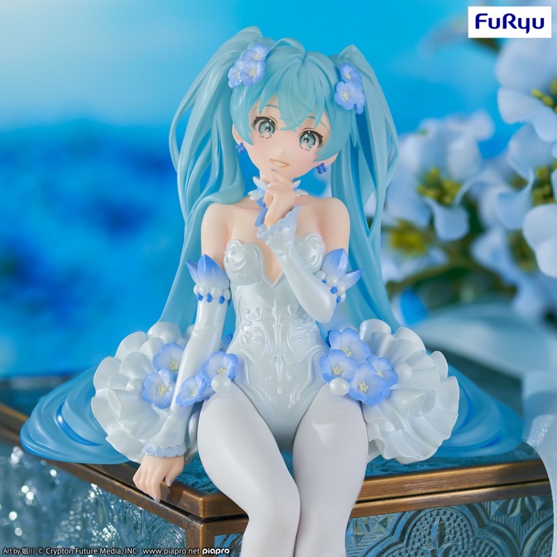 [มีจําหน่าย] ของแท้ furyu Hatsune Miku Noodle Stopper Flower Fairy รุ่น Nemophila
