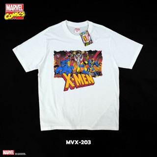 Hot sale🔥Power 7 Shop เสื้อยืดการ์ตูน มาร์เวล ลิขสิทธ์แท้ MARVEL COMICS  T-SHIRTS (MVX-203)