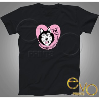 Husky Lover Shirt Cute Design Black Round Neck_04