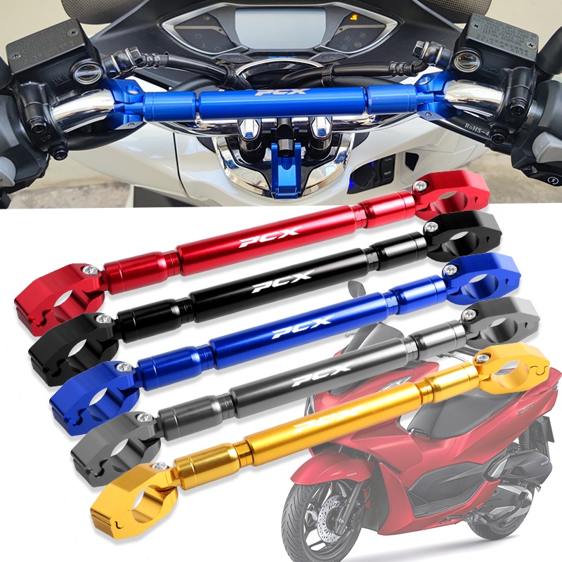 PCX 160 บาร์มอเตอร์ไซค์ ขาจับอเนกประสงค์ For HONDA PCX 125 150 ปรับได้  7/8 นิ้ว 22 มม.บาร์ กลางแฮนด์