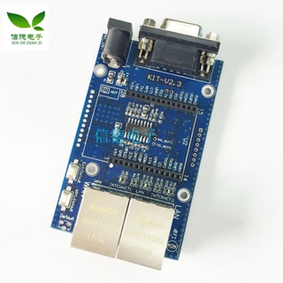 Uart-โมดูลไวไฟ พอร์ตอนุกรม WIFI ไมโครคอนโทรลเลอร์ WIFI HLK-RM04 บอร์ดทดสอบแบบง่าย