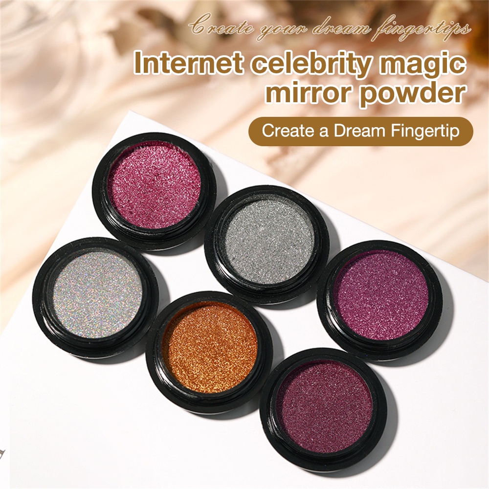 ANNIES พร้อมส่งทุกวัน ผงขัดเล็บกระจก ผงกระจก ผงมิลเลอร์ สีชัด ฟรี แปรง Mirror Glitter Nail ผงขัด โรสโกลด์ งานแพง ราคาเป็นมิตร ผงขัดเล็บ สวยหรู อุปกรณ์ทำเล็บ อุปกรณ์ตกแต่งเล็บ พร้อมส่ง