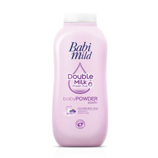 เบบี้มายด์แป้งเด็ก ดับเบิลมิลค์ 180ก.BABI MILD POWDER DOUBLE MILK 180G.