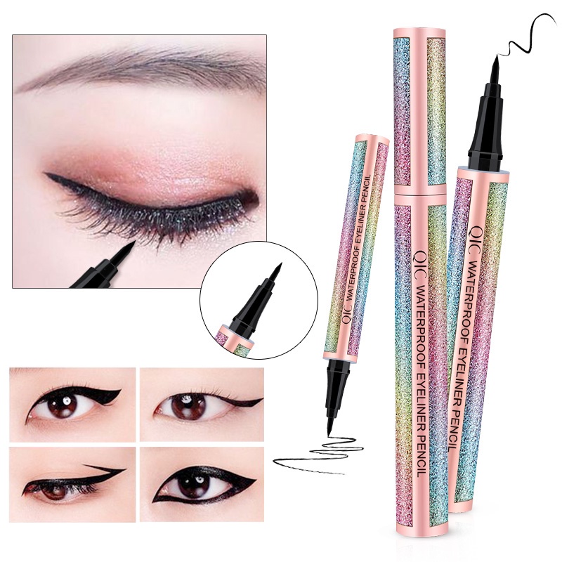 อายไลเนอร์สีดํา กันน้ํา ติดทนนาน เครื่องสําอางผู้หญิง เครื่องสําอาง อายไลน์เนอร์ ดินสอเขียนขอบตา ดินสอสี ปากกามาร์กเกอร์