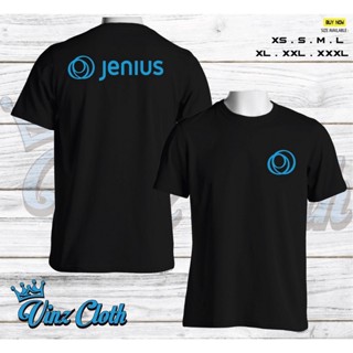 เสื้อยืดสีขาว เสื้อยืด ลาย Jenius Bank Distro คุณภาพดี ราคาไม่แพงS-5XL