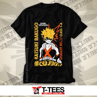 Anime T-shirt - My Hero Academia - Katsuki Bakugo Kaachan Black Shirt_04