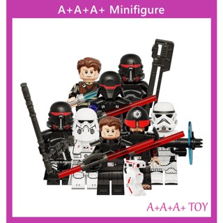 Wm บล็อคตัวต่อของเล่น Obi-wan Luke Mandalorian Anakin The Clone Trooper Space Wars ขนาดเล็ก สําหรับเด็ก KT1066