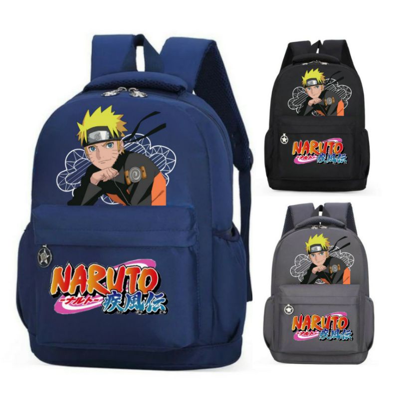 Raiaraka.id / Naruto - ตัวการ์ตูนยอดนิยมกระเป๋านักเรียนเด็กชายโรงเรียนอนุบาล
