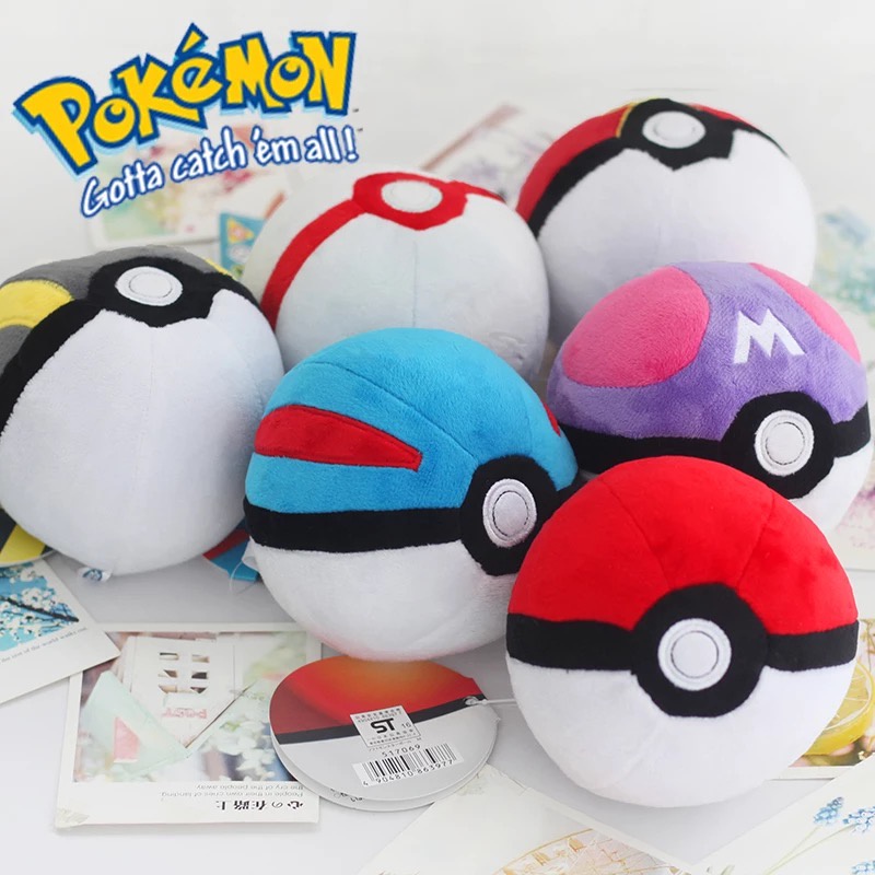 Pokemon สัตว์ poke Ball น่ารัก Pikachu balll ตุ๊กตาตุ๊กตา pokemon action ตัวเลขจี้ตุ๊กตาตุ๊กตาของเล่