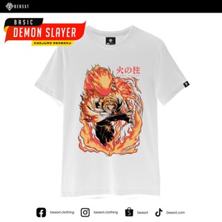 BASIC - Demon Slayer (Rengoku) Shirt / T Shirt / Short Sleeve_08