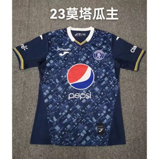 เสื้อกีฬาแขนสั้น ลายทีมชาติฟุตบอล Motagua 23 24 ชุดเหย้า คุณภาพสูง สําหรับผู้ชาย