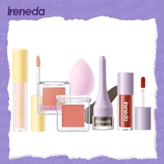 Ireneda ชุดแต่งหน้า 5 ชิ้น คอนซีลเลอร์ บลัชออน คิ้ว อายไลเนอร์ ครีม ลิปทินท์ ฟองน้ําแต่งหน้า