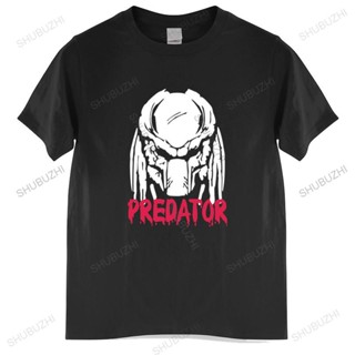 เสื้อยืด พิมพ์ลายภาพยนตร์ Predator Alien สไตล์คลาสสิก เรโทร เหมาะกับฤดูร้อน สําหรับผู้ชาย_02