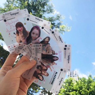 8pcs/set black pink INS Clear Cards Frosted Fans Supporting Postcards Idol Collectibles   Jisoo Jennie Rose Lisa Blink comeback BP