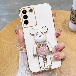 ใหม่ พร้อมส่ง เคสโทรศัพท์มือถือแฟชั่น แบบนิ่ม ลายการ์ตูนหมี แนวสร้างสรรค์ ป้องกันเลนส์กล้องด้านหลัง สําหรับ VIVO V29 5G X90 Pro V295G 2023