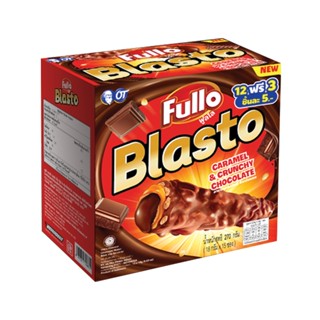 ฟูลโลบลาสโตเวเฟอร์ช็อกโกแลต18ก WAFER แพ็ค15ซองFULLO BLASTOCHOCOLATE 18G PACK15