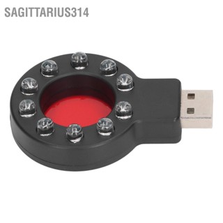 Sagittarius314 อินเทอร์เฟซ USB กล้องตรวจจับ 10 ไฟอินฟราเรดระบุตำแหน่ง GPS สแกนเครื่องทดสอบสัญญาณ RF 5V