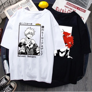 Tiansen HOT Japanese Anime My Hero Academia T Shirt Women Kawaii Summer Tops Cartoon Graphic Tees_04