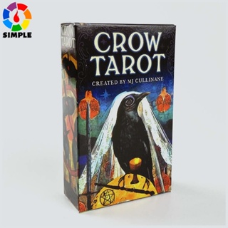 Crow Tarot Oracle Cards For Fate Divination Board Game Tarot