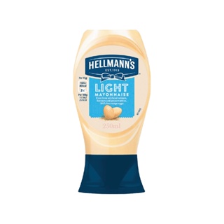 เฮลแมนส์ MAYONNAISE ไลท์มายองเนสสควีซ250มลHELLMANNS LIGHTSQUEEZY250ML